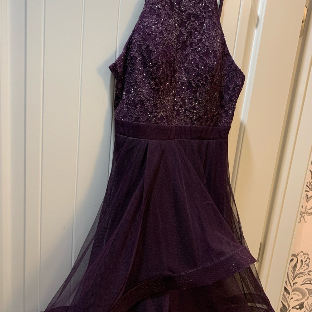 CITY TRIANGLES HIGH LOW PURPLE FORMAL DRESS FROM DILLARDS
